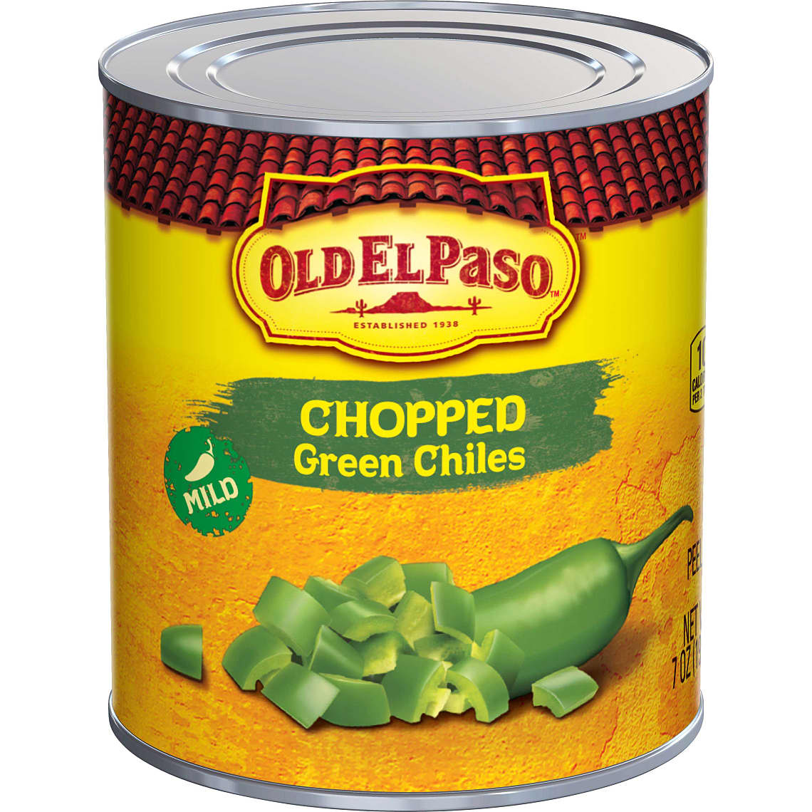 Old El Paso Chopped Green Chiles, 7 oz